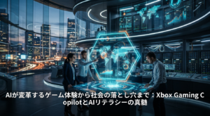 AIが変革するゲーム体験から社会の落とし穴まで：Xbox Gaming CopilotとAIリテラシーの真髄