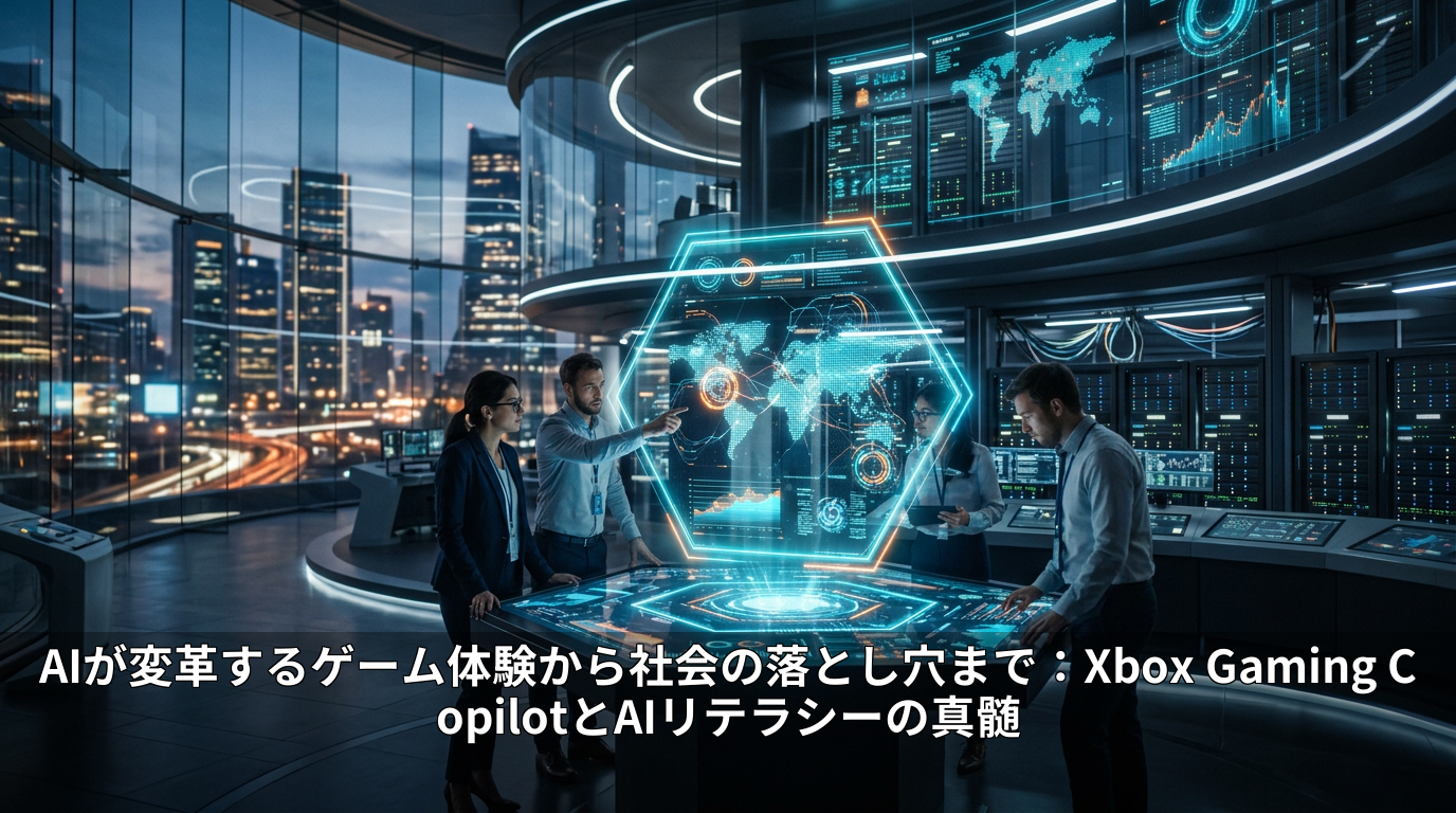 AIが変革するゲーム体験から社会の落とし穴まで：Xbox Gaming CopilotとAIリテラシーの真髄