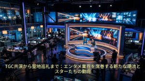 TGC共演から聖地巡礼まで：エンタメ業界を席巻する新たな潮流とスターたちの動向