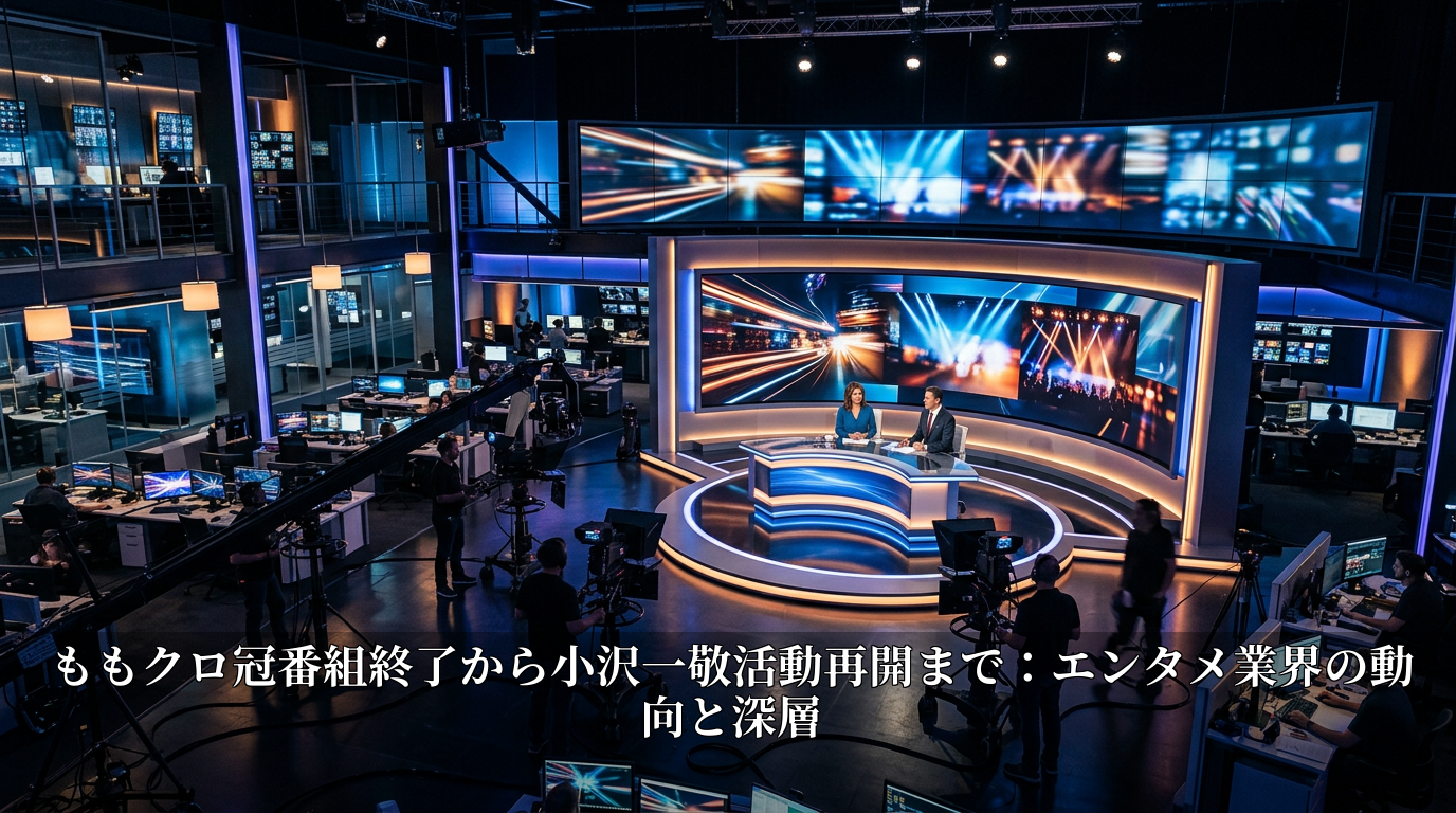 ももクロ冠番組終了から小沢一敬活動再開まで:エンタメ業界の動向と深層