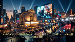 スパイダーマン新展開からスコセッシ新作まで2026年エンタメ注目作徹底解析