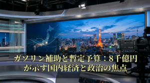 ガソリン補助と暫定予算：8千億円が示す国内経済と政治の焦点