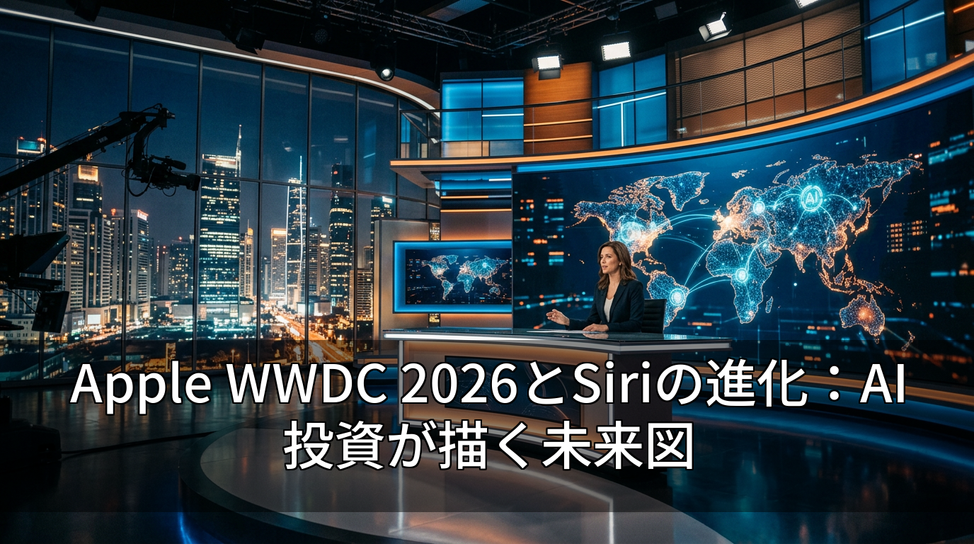 Apple WWDC 2026とSiriの進化:AI投資が描く未来図