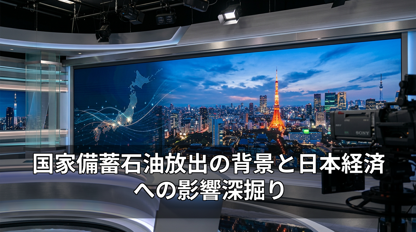 国家備蓄石油放出の背景と日本経済への影響深掘り