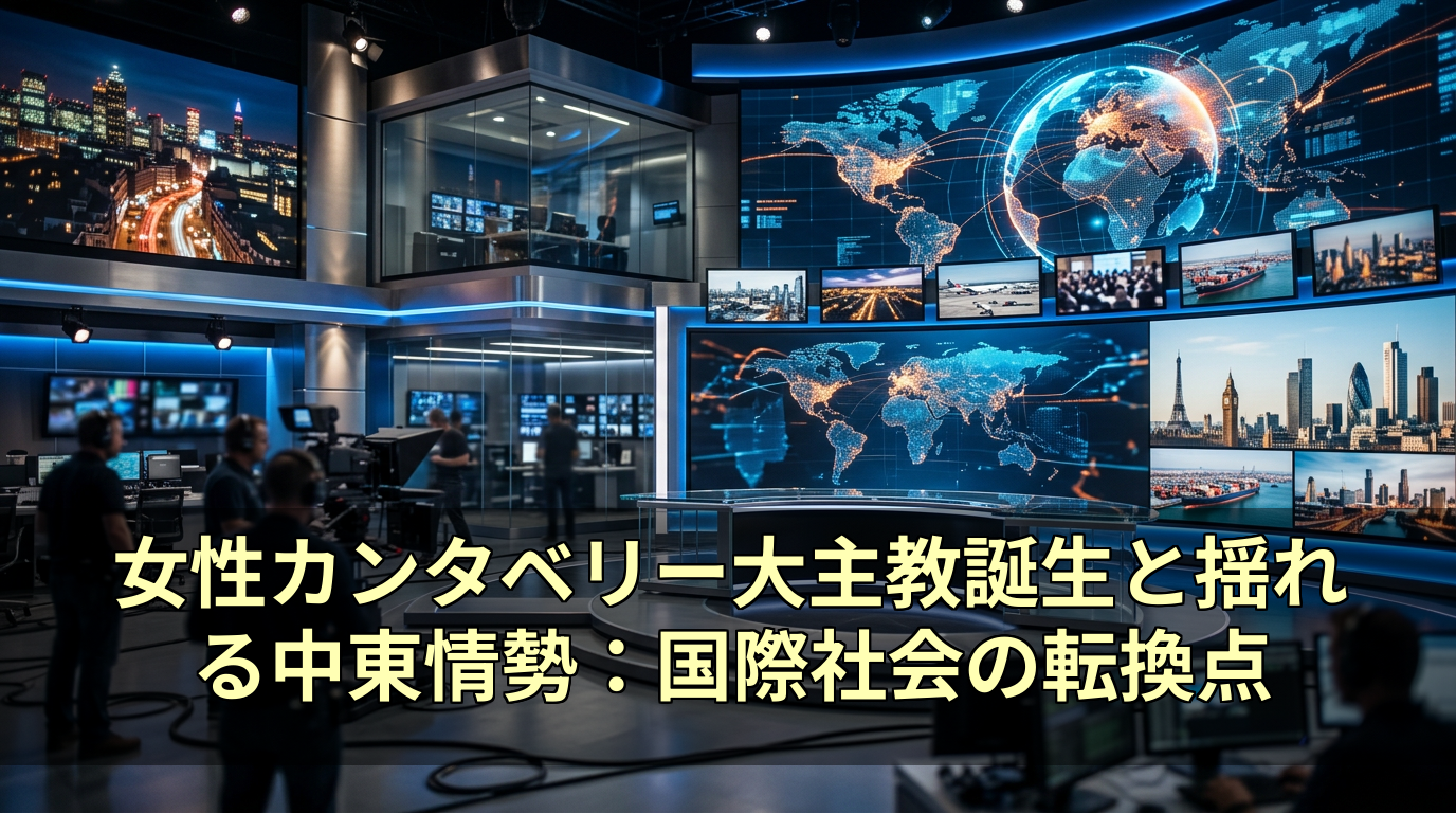 女性カンタベリー大主教誕生と揺れる中東情勢：国際社会の転換点