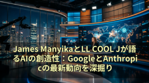 James ManyikaとLL COOL Jが語るAIの創造性：GoogleとAnthropicの最新動向を深掘り