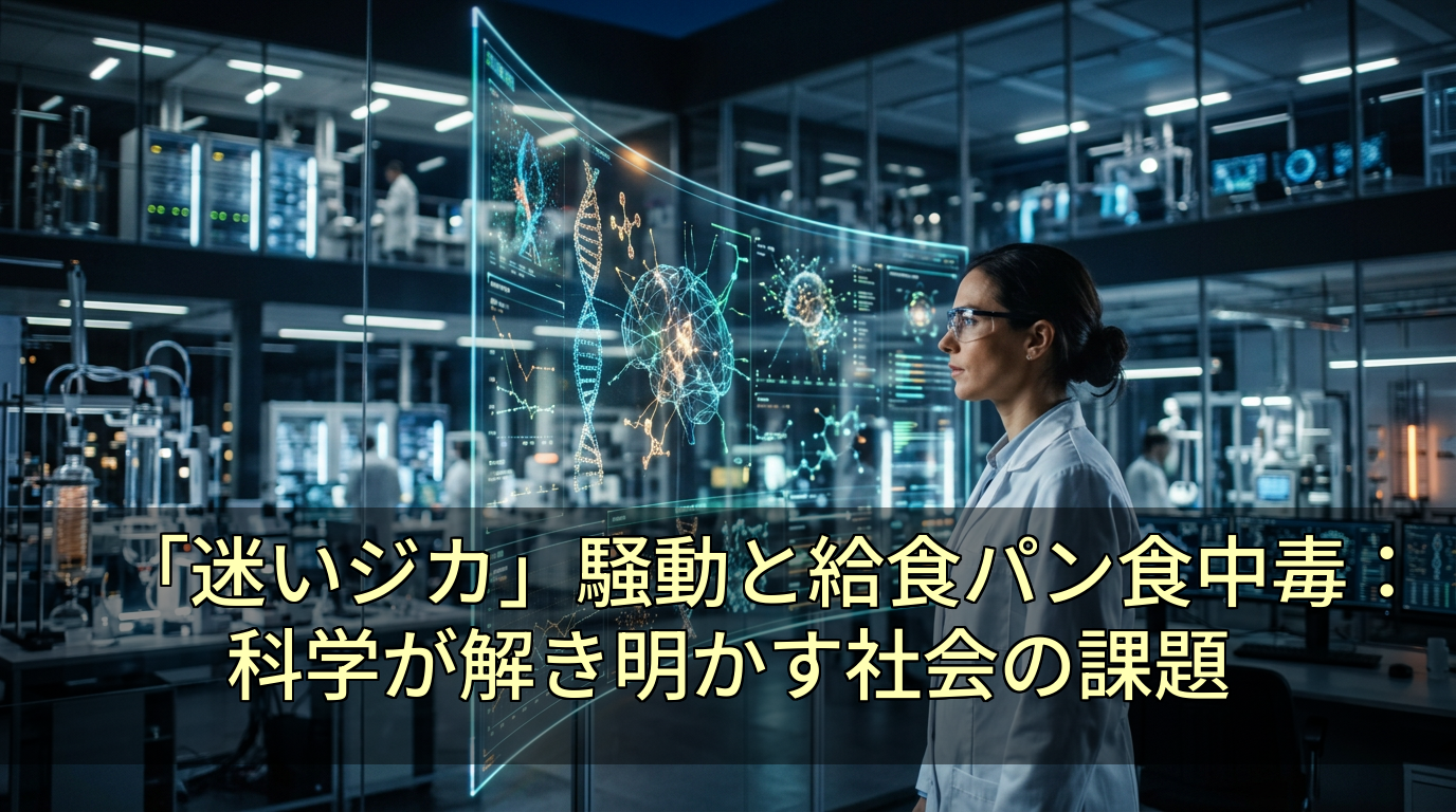 「迷いジカ」騒動と給食パン食中毒:科学が解き明かす社会の課題