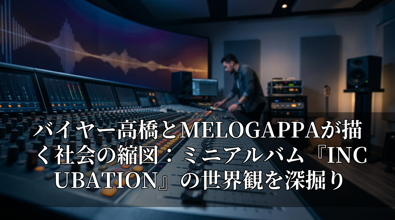 バイヤー高橋とMELOGAPPAが描く社会の縮図：ミニアルバム『INCUBATION』の世界観を深掘り