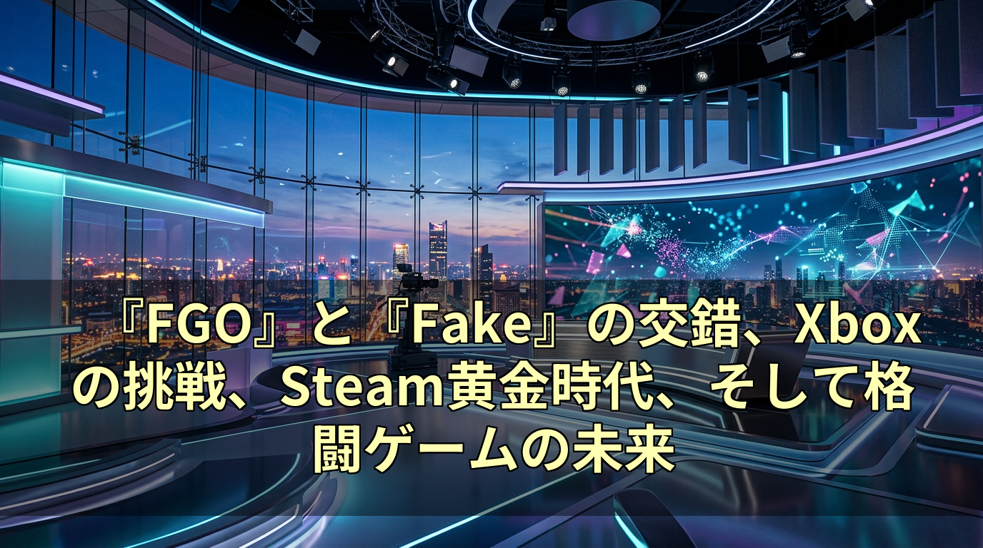 『FGO』と『Fake』の交錯、Xboxの挑戦、Steam黄金時代、そして格闘ゲームの未来
