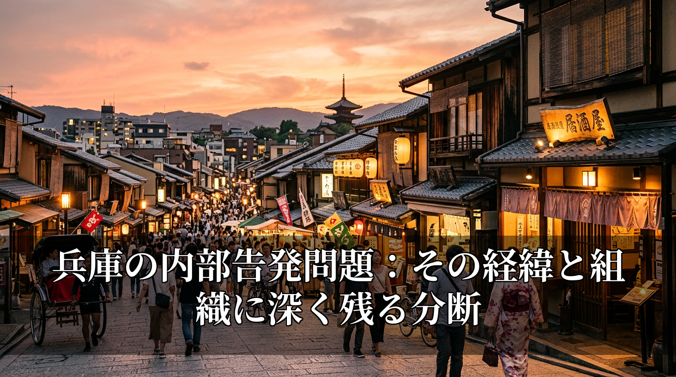 兵庫の内部告発問題:その経緯と組織に深く残る分断