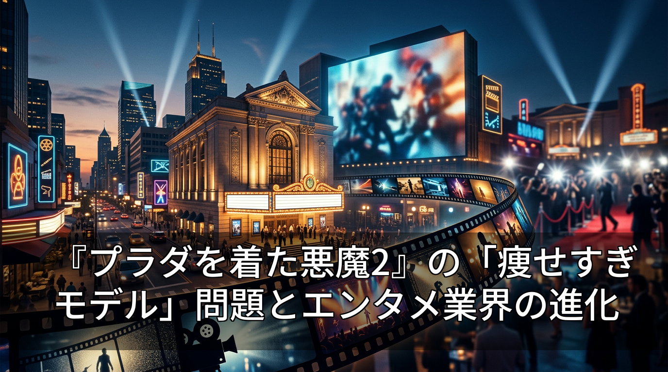 『プラダを着た悪魔2』の「痩せすぎモデル」問題とエンタメ業界の進化