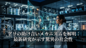 アリの助け合いメカニズムを解明：最新研究が示す驚異の社会性