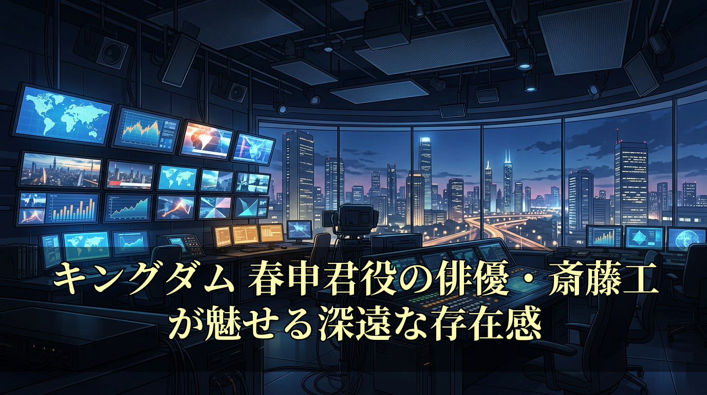 キングダム 春申君役の俳優・斎藤工が魅せる深遠な存在感