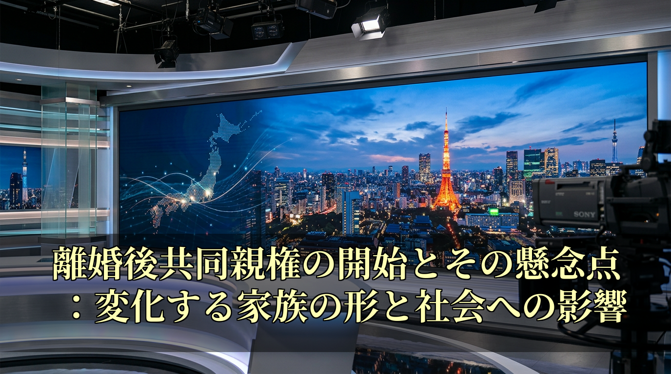 離婚後共同親権の開始とその懸念点：変化する家族の形と社会への影響