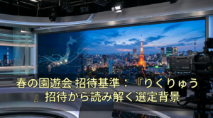 春の園遊会 招待基準：『りくりゅう』招待から読み解く選定背景