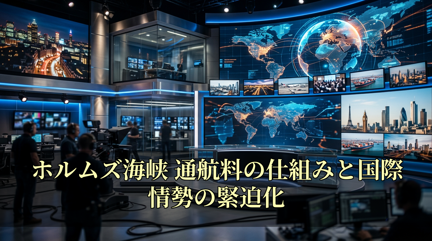 ホルムズ海峡 通航料の仕組みと国際情勢の緊迫化