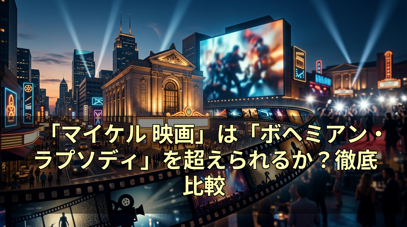 「マイケル 映画」は「ボヘミアン・ラプソディ」を超えられるか？徹底比較