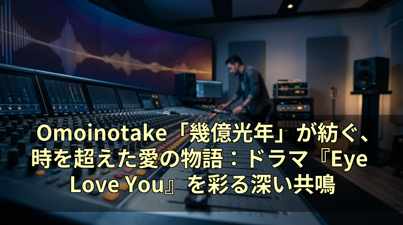 Omoinotake「幾億光年」が紡ぐ、時を超えた愛の物語：ドラマ『Eye Love You』を彩る深い共鳴