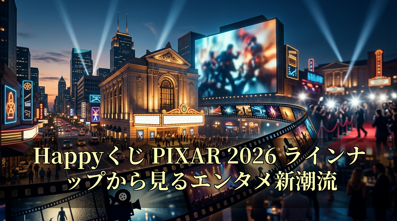 Happyくじ PIXAR 2026 ラインナップから見るエンタメ新潮流