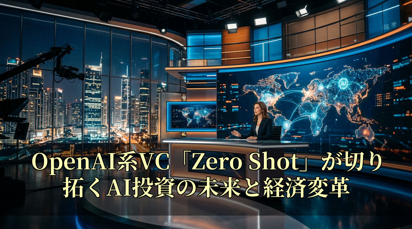 OpenAI系VC「Zero Shot」が切り拓くAI投資の未来と経済変革