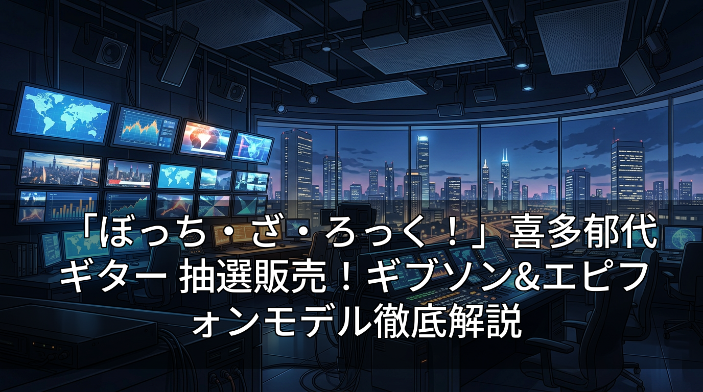 「ぼっち・ざ・ろっく！」喜多郁代 ギター 抽選販売！ギブソン&エピフォンモデル徹底解説
