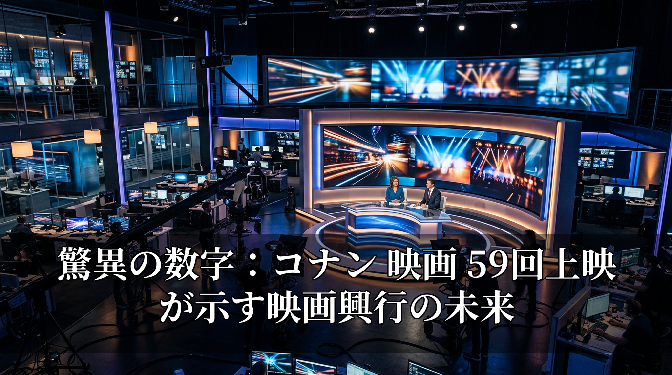 驚異の数字：コナン 映画 59回上映が示す映画興行の未来