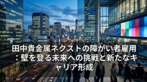 田中貴金属ネクストの障がい者雇用：壁を登る未来への挑戦と新たなキャリア形成