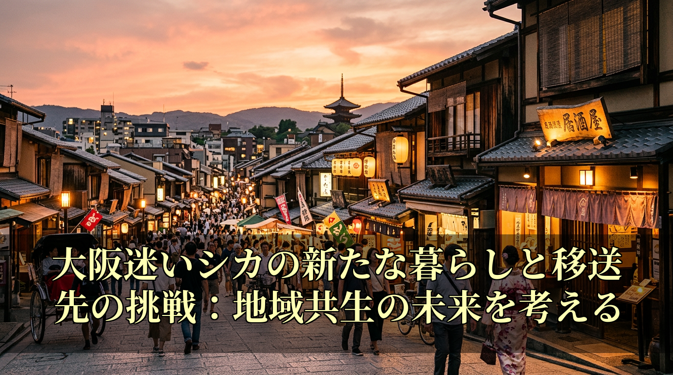 大阪迷いシカの新たな暮らしと移送先の挑戦：地域共生の未来を考える