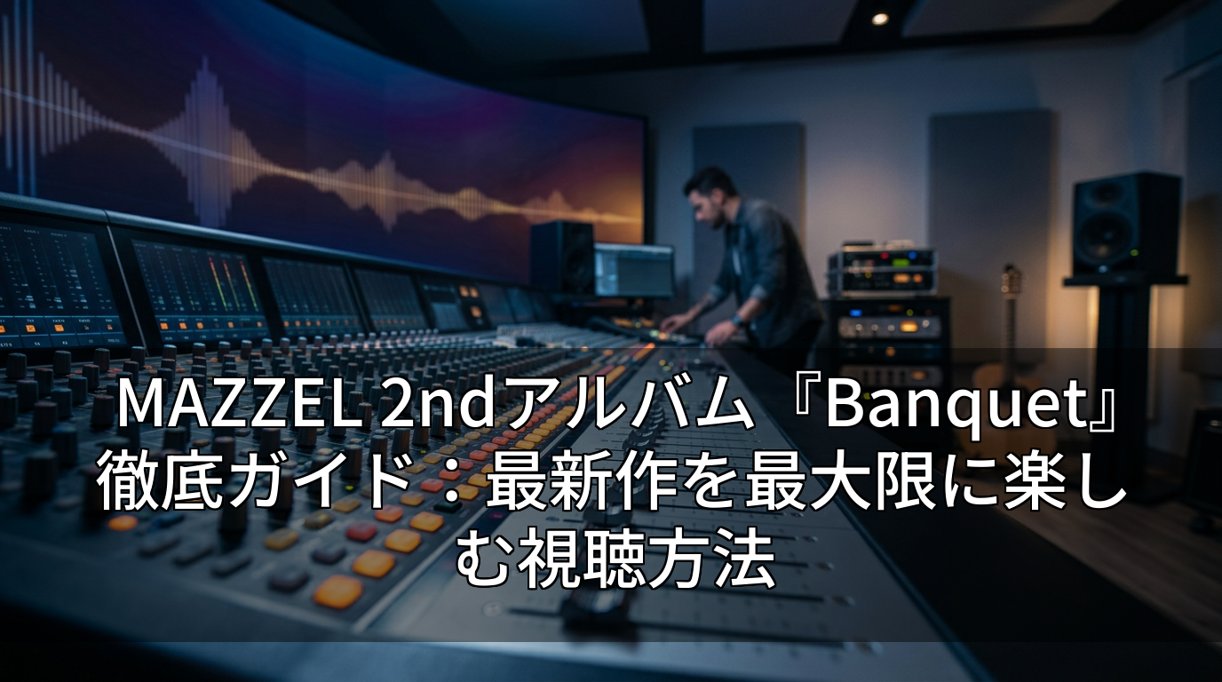 MAZZEL 2ndアルバム『Banquet』徹底ガイド：最新作を最大限に楽しむ視聴方法