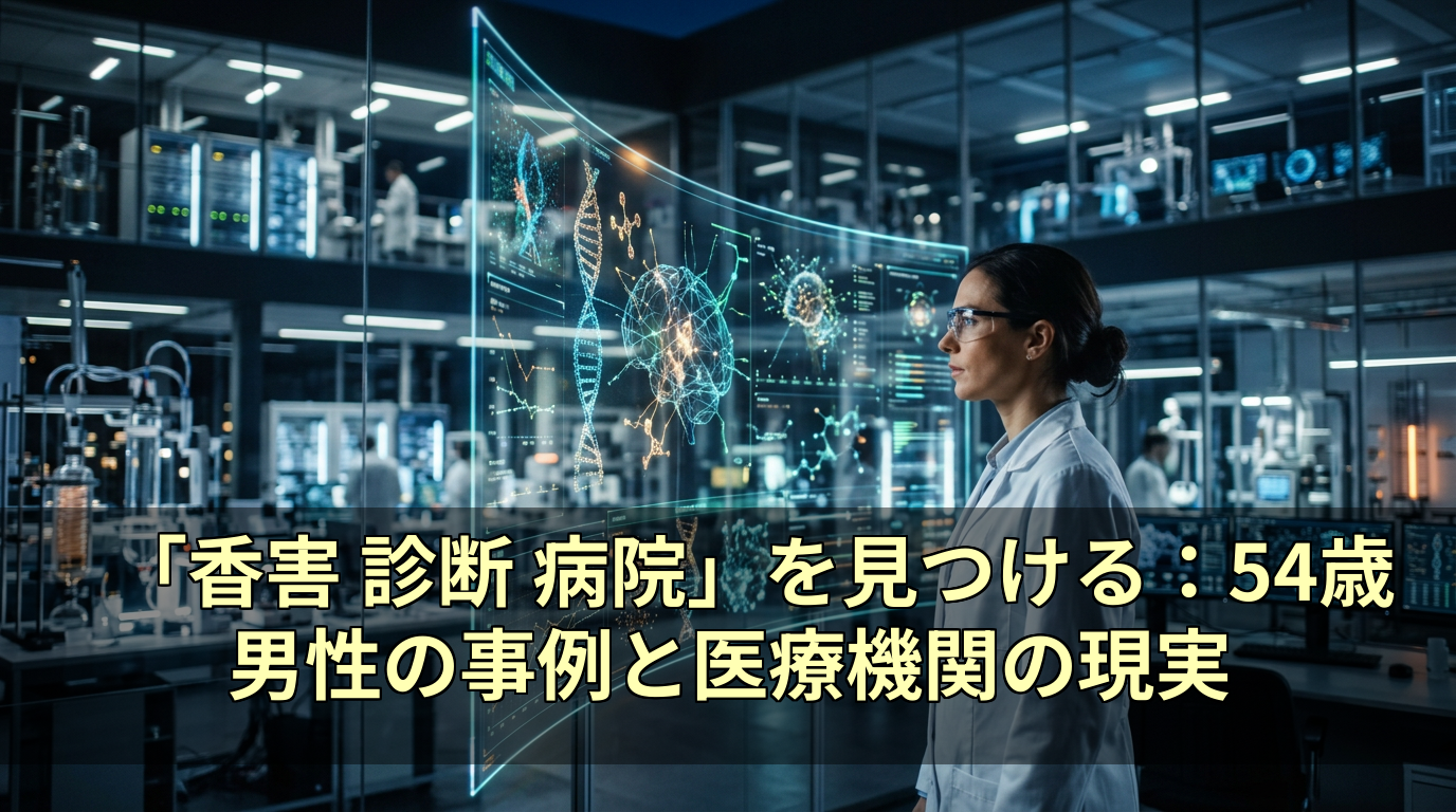 「香害 診断 病院」を見つける：54歳男性の事例と医療機関の現実