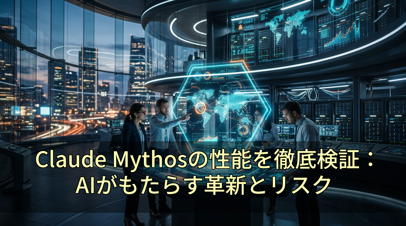 Claude Mythosの性能を徹底検証：AIがもたらす革新とリスク