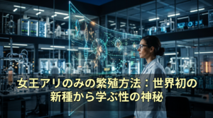 女王アリのみの繁殖方法：世界初の新種から学ぶ性の神秘