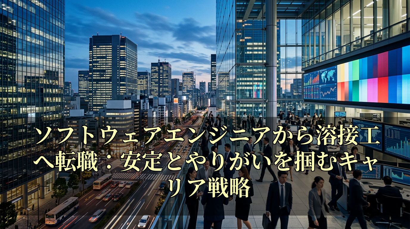 ソフトウェアエンジニアから溶接工へ転職：安定とやりがいを掴むキャリア戦略