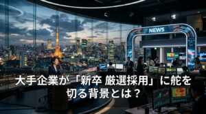 大手企業が「新卒 厳選採用」に舵を切る背景とは？