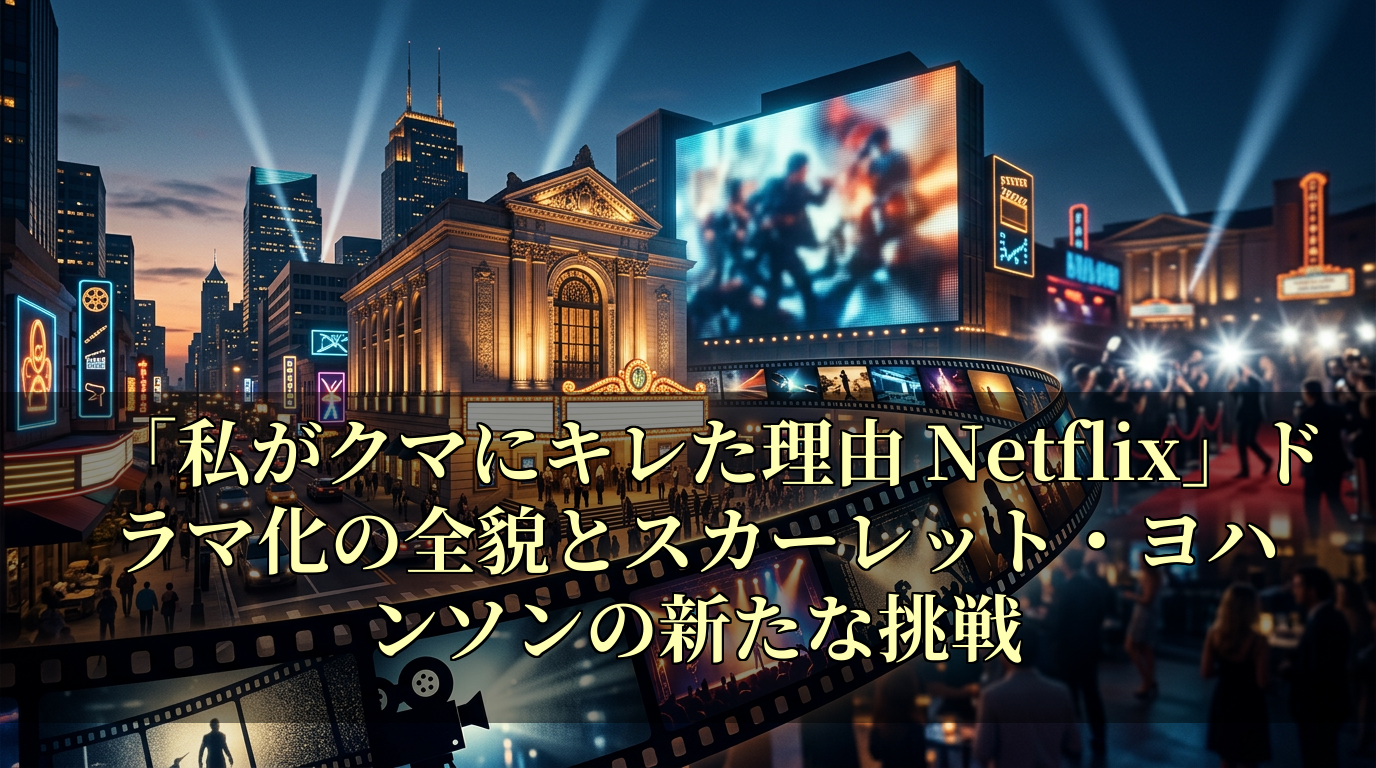 「私がクマにキレた理由 Netflix」ドラマ化の全貌とスカーレット・ヨハンソンの新たな挑戦