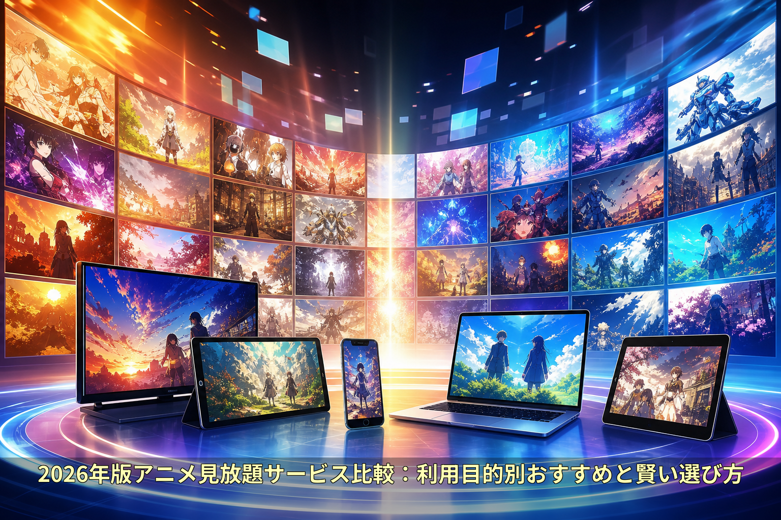 2026年版アニメ見放題サービス比較：利用目的別おすすめと賢い選び方