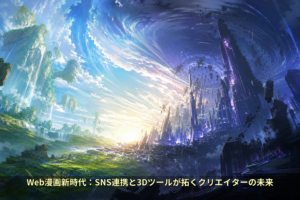 Web漫画新時代：SNS連携と3Dツールが拓くクリエイターの未来