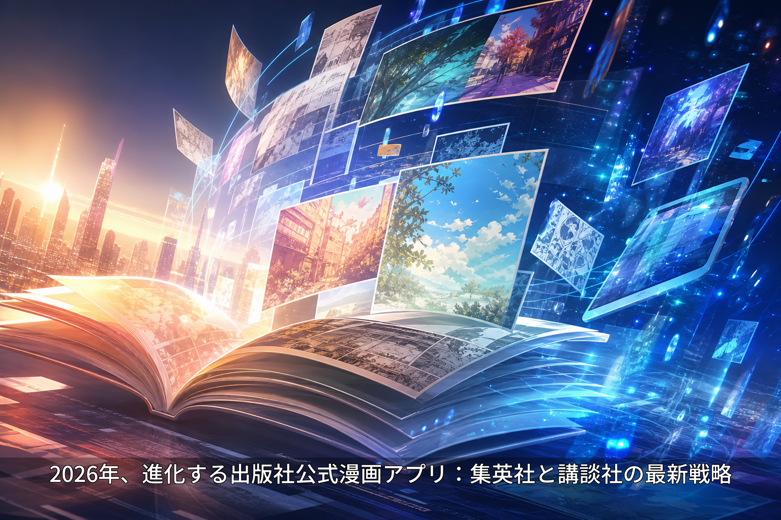 2026年、進化する出版社公式漫画アプリ：集英社と講談社の最新戦略