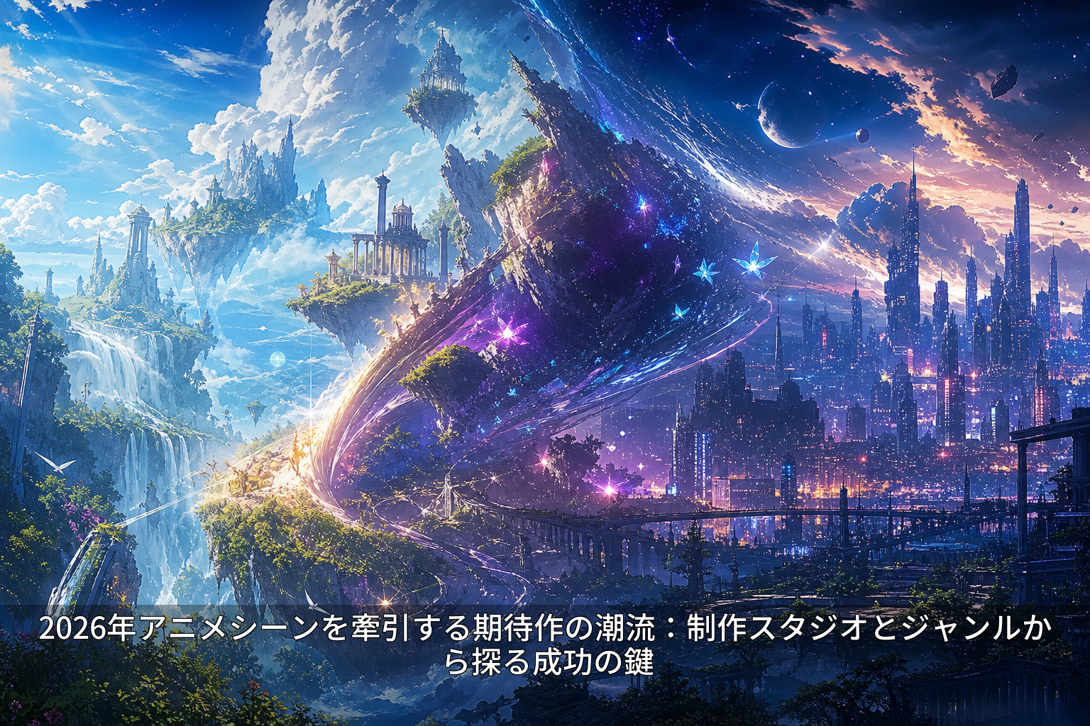 2026年アニメシーンを牽引する期待作の潮流：制作スタジオとジャンルから探る成功の鍵