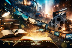 2026年注目！小説発『あの星が降る丘で、君とまた出会いたい。』実写映画化の全貌