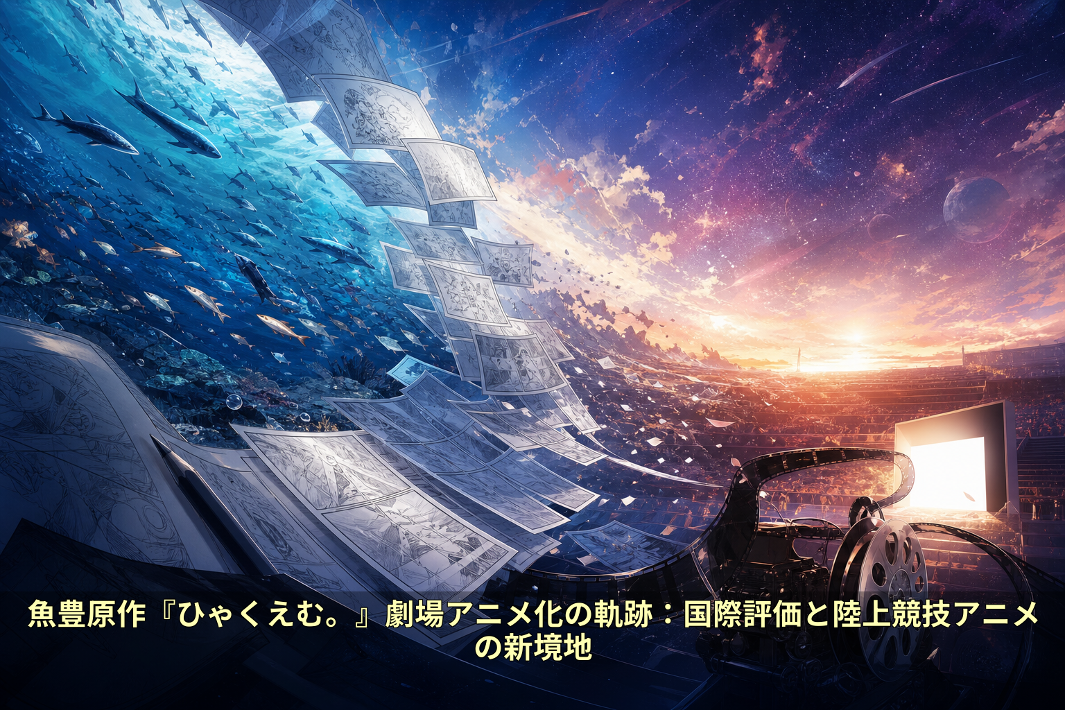 魚豊原作『ひゃくえむ。』劇場アニメ化の軌跡：国際評価と陸上競技アニメの新境地