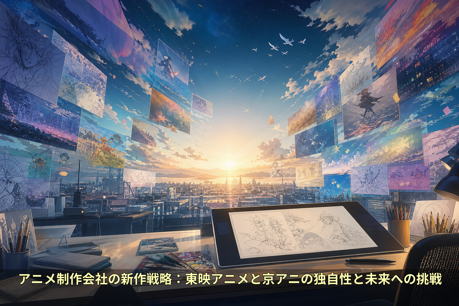 アニメ制作会社の新作戦略:東映アニメと京アニの独自性と未来への挑戦
