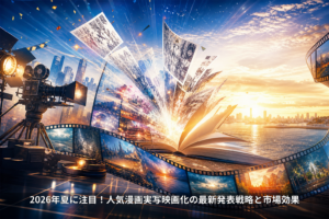 2026年夏に注目！人気漫画実写映画化の最新発表戦略と市場効果
