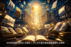 2026年話題作の兆しを掴む！マンガ大賞の独自選考基準と活用術