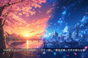 2026年ラブコメアニメ注目作!『カナン様』『悪役令嬢』が示す新たな展開