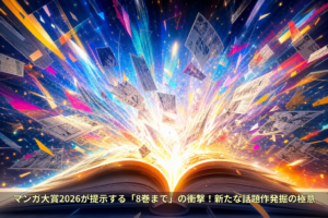 マンガ大賞2026が提示する「8巻まで」の衝撃！新たな話題作発掘の極意