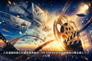 人気漫画映画化の最新発表動向：PR TIMESが示す情報解禁の舞台裏とファン心理