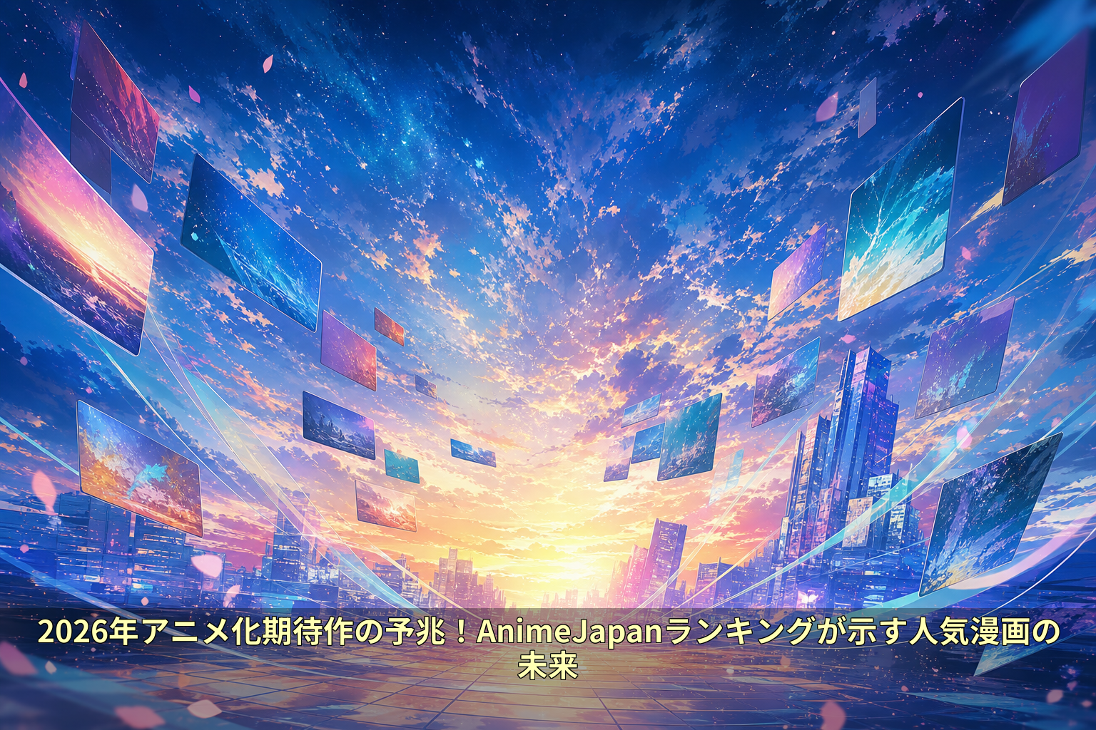 2026年アニメ化期待作の予兆！AnimeJapanランキングが示す人気漫画の未来
