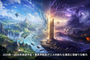 2025年・2026年放送予定！異世界転生アニメの新たな潮流と型破りな魅力
