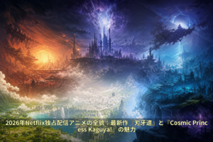 2026年Netflix独占配信アニメの全貌：最新作『刃牙道』と『Cosmic Princess Kaguya!』の魅力